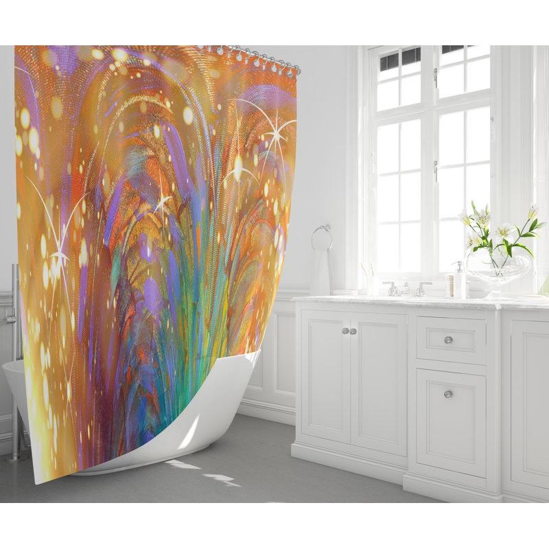 Bodcaw Shower Curtain, 93" H x 70" W