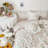 Chic 100% Cotton Flower Printed Duvet Cover Set-110239097-110239098