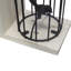 Serre-livres S / 2 5,5 x 4,5 x 10 po noir vieilli, blanc antique