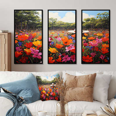 Cowboy Hat Flower Blooms - Cowboys, art mural