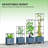 Adjustable Mobile Planters With Trellis, Modern Gray Pp For Garden