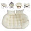 Coussin de siège double 59 po x 39 po, coussin de siège imperméable 6,3 po avec coussins pour patio et jardin-1966337270