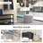 Coffee Table With Flip Top Tray, Gray