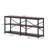 70.9" Extra Long Console Table With Storage Shelves, 3-Tier Industrial Sofa Table Behind Couch-196837928