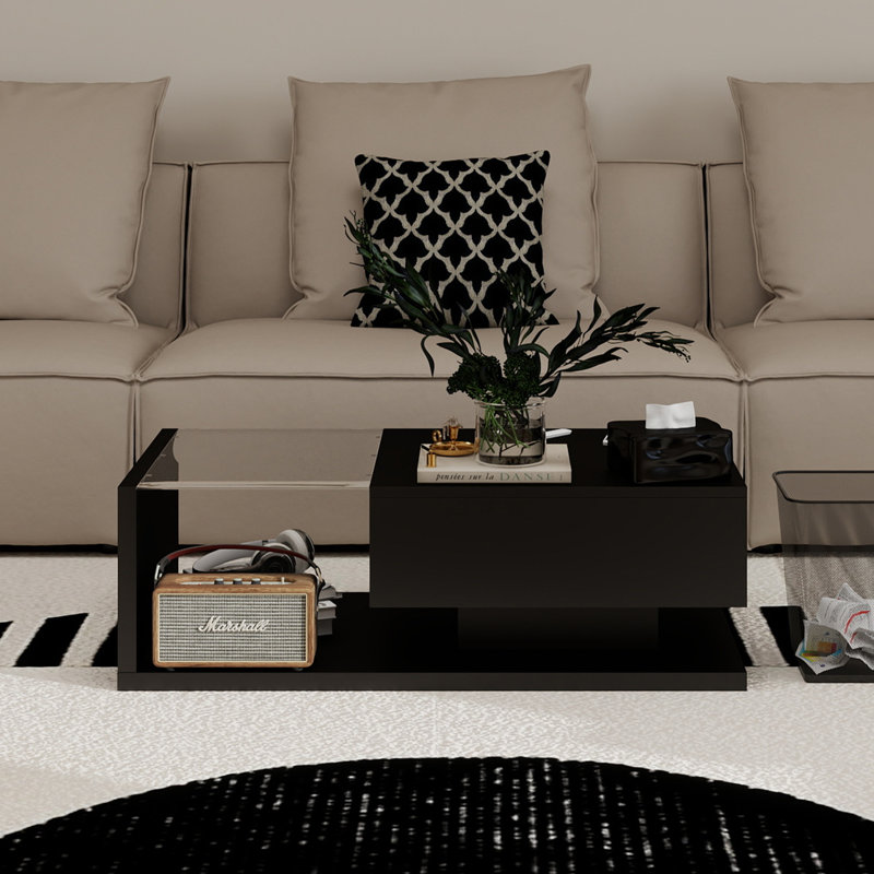 Table basse Modern, Noir