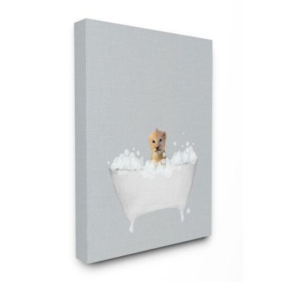 " Lion Blue Bath " by Leah Straatsma