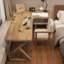 Bureau en bois massif en L Burlywood-1352923562-1352923560