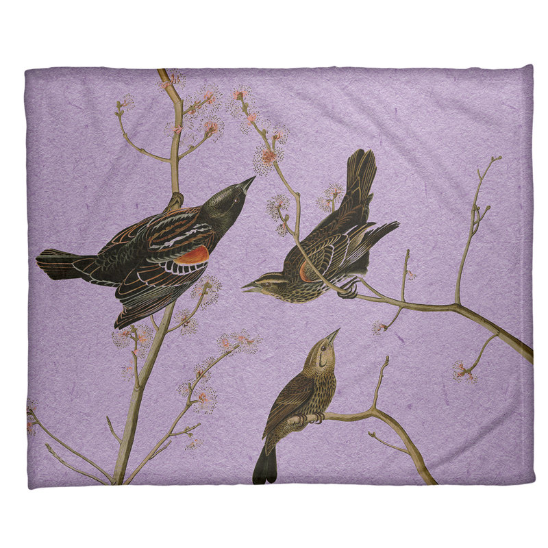  Jeté polaire à oreilles Starling, Mauve