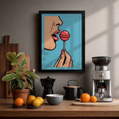 Sweet Temptation Modern - Framed Print