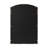 Vanity arch metal wall mirror