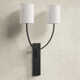 Ansted 2 Light Dimmable Armed Sconce
