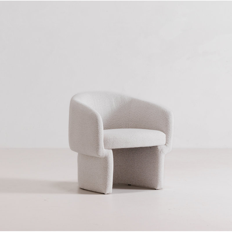 Jessie Accent Chair, Oyster Boucle