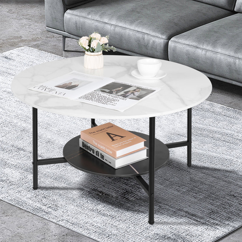 Stone Top Single Coffee Table