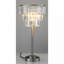 27.5" Contemporary Crystal Shade Table Lamp-497042258