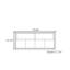 Buffet américain de style minimaliste rétro