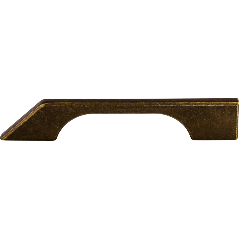 Tapered Bar pull, German Bronze, 5" Center to Center