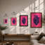 Anatomical Heart Anatomy Modern - Framed Print-425373529-425373526