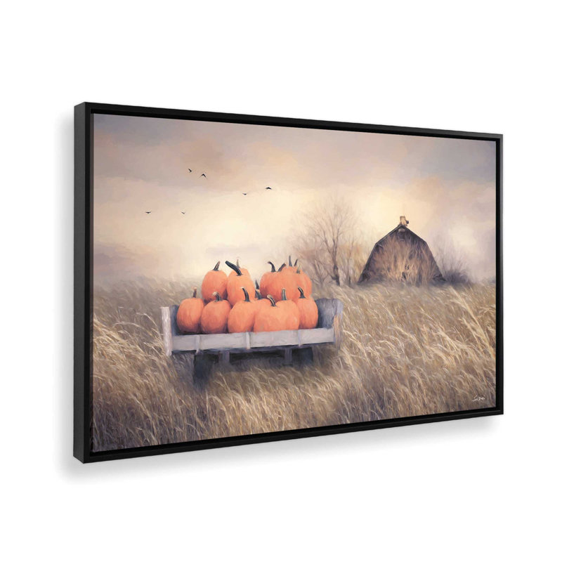 «Autumn Haul I» par Lori Deiter, reproduction d'art, Toile avec cadre, L 36 x H 24, Noir