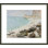 «Bateaux sur la plage à Étretat» par Claude Monet, impression giclée encadrée