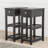 24'' Tall End Table, Narrow Side Table with Drawer and Shelves for Small Space-788587464