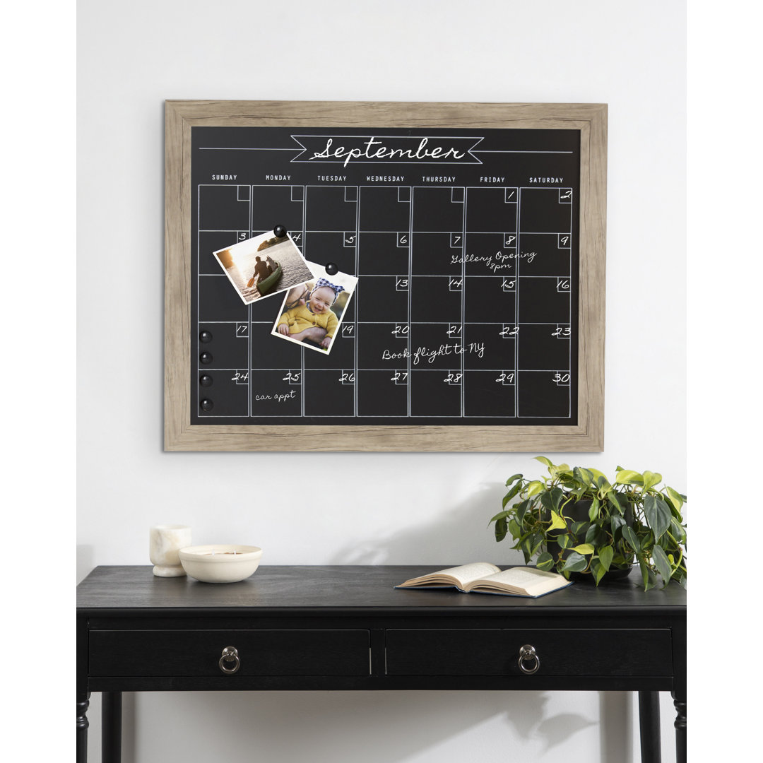 Brucie Magnetic Wood Chalkboard Three Posts™ Teen