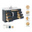 Ensemble de meuble-lavabo simple en bois massif avec plateau en quartz Carrara de 1,5 po Thornaby-1501626699-1493020028