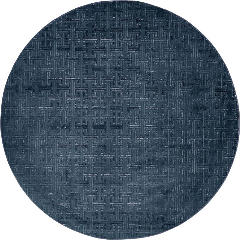 Abstract Indoor / Outdoor Rug, Round 8'
