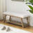 Hahnville 45.3" W Polyester Upholstered Storage Bench-2036925658