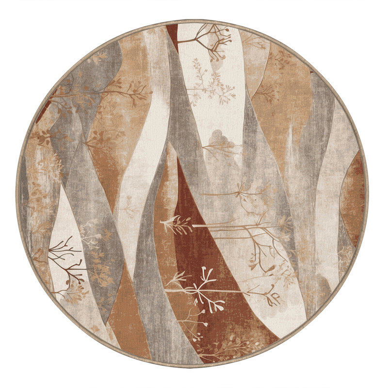 Morning Calm Rug, Round 5'