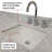 Double Bath Vanity with Carrara Marble Top