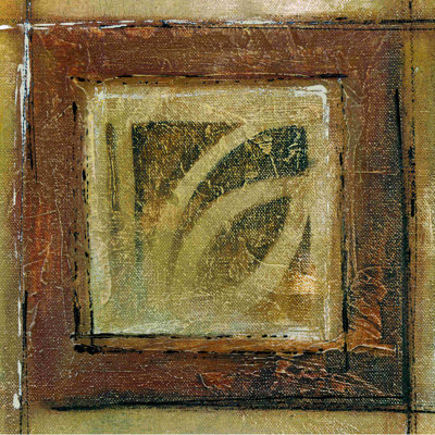 «Distress Squares 1», impression sur toile tendue