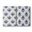 Toile tendue avec motif de fleurs indigo I-Premium - prêt à accrocher-108963101