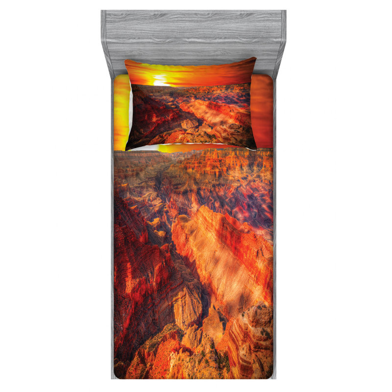 Microfiber Sheet Set, Twin XL Sheet Set with Fitted Sheet