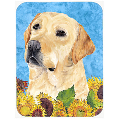 Caroline's Treasures Labrador Glass Cutting Board