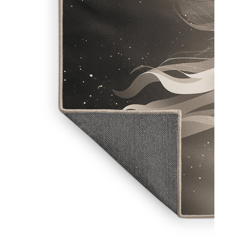 Tapis beige moelleux doux et moelleux Evart, 3 X 5