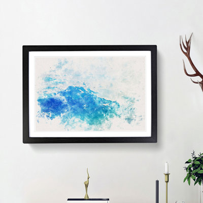 Clouds Above the Mountains - Picture Frame Painting Print