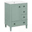 Meuble-lavabo de salle de bain avec lavabo, 3 tiroirs et tablette de porte-470256830