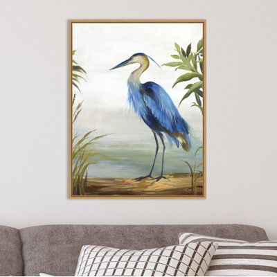 Reproduction d’art sur toile, "Blue Heron" par Aimee Wilson
