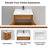 Shaker Bathroom Vanity Set 30" Sink Base (Light Grey/Maple/White) with 31" Sink Top Combo-98901917