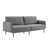 100 % polyester gris est en rupture de stock
