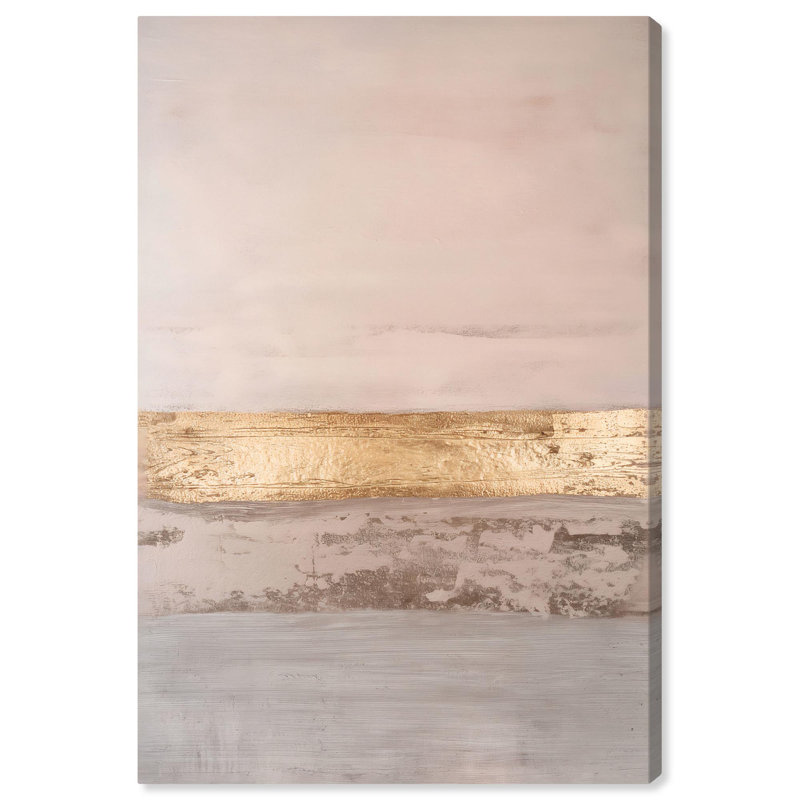 Neutral Undertones 24" x 16" Canvas Boho Abstract Art