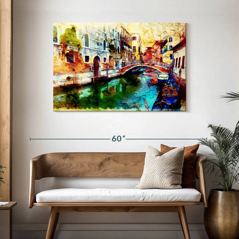 Hannes Memories Of Venice, H 30 po x l 45 po