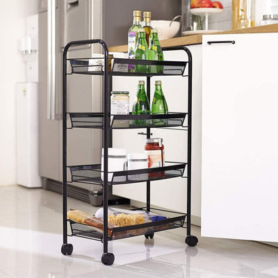 Hirschman Metal Bar Cart