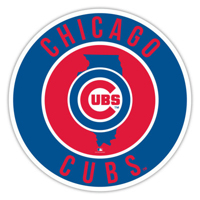 Chicago Cubs Bright Line - Cercle de 16 po avec l'État