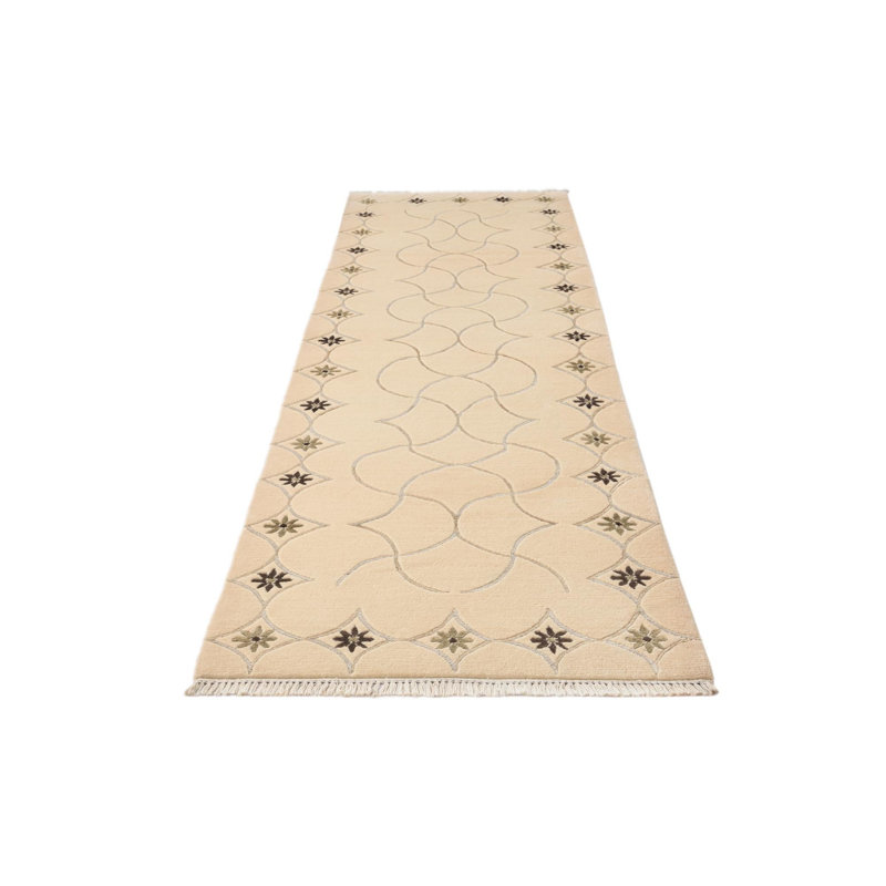 Tapis de couloir beige clair Howard