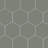 Textile Hex 9" x 10" Porcelain Wall & Floor Tile-123121336