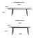 Expandable Sintered Stone Dining Table and Chair Set