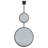 Moorman Metal Flat Wall Mirror