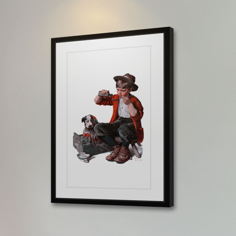 Norman Rockwell - Wrapped Canvas Print, 61 cm H x 41 cm W
