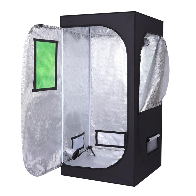 Mylar 2.5 Ft W x 2.5 Ft D Mini Greenhouse